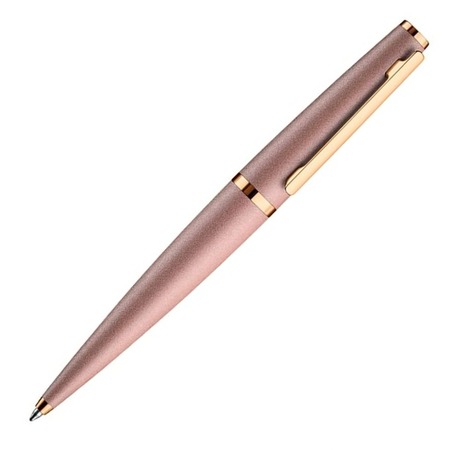 bolígrafo de marca femenino, para mujer, rosa y oro rosa